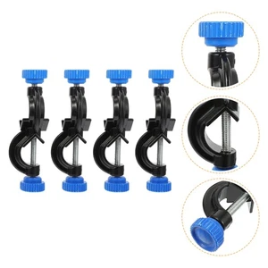 2 Count Aluminum Cross Clip Clamp Fixed Chemistry Small Lab Stand Laboratory - Picture 1 of 12