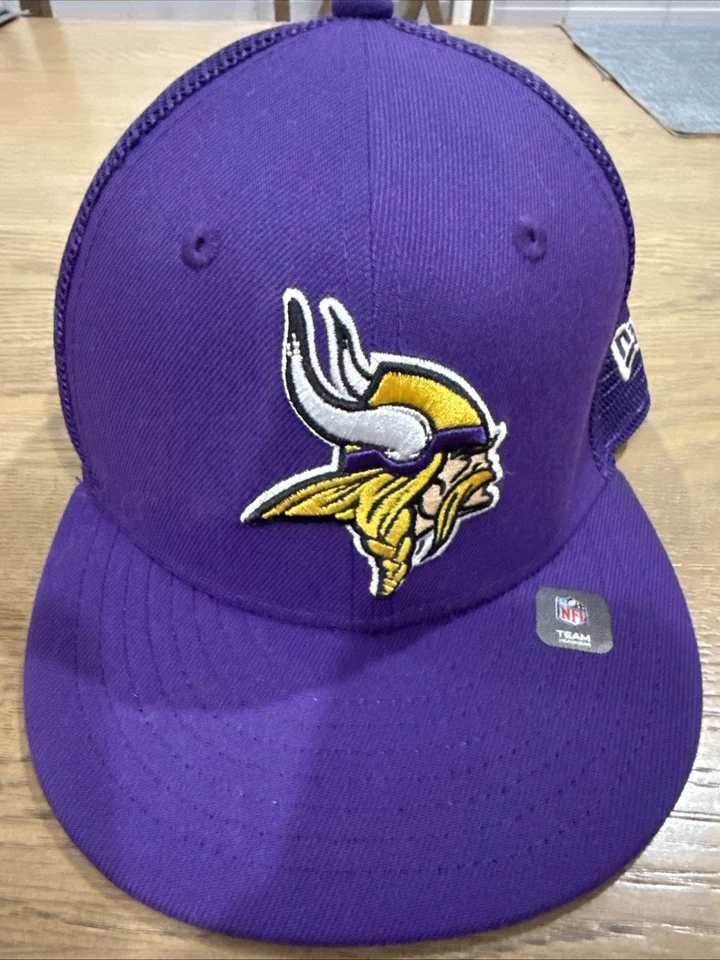 Gorra New Era Minnesota Vikings jóvenes niños Snapback NFL RN11493 ligeramente usada Foto 1 de 4