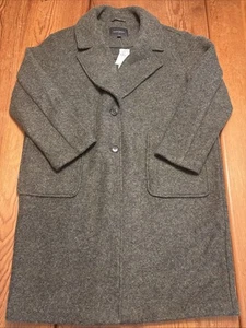 NEW NWT Banana Republic Oversized Knit Cocoon Coat Moss Size Medium msrp $180 - Picture 1 of 8