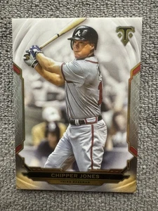 Chipper Jones Atlanta Braves 2019 Triple Threads Topps #42 - Picture 1 of 2