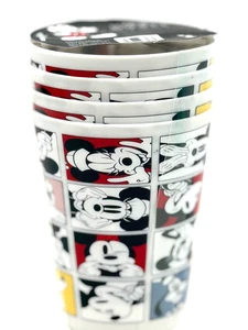 Disney Mickey Mouse Cups 4-Pack 16oz Plastic Tumblers Pop Art New 2024 Sealed BP - Picture 1 of 7