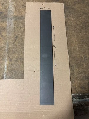 13 калибр (толщина 0,090 дюйма) холодный рулон стали листовой металл - 3 дюйма x 24 дюйма новый - Изображение 1 из 2