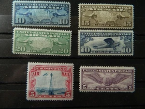 US  SC# C7-C12 MINT HINGED - Picture 1 of 1