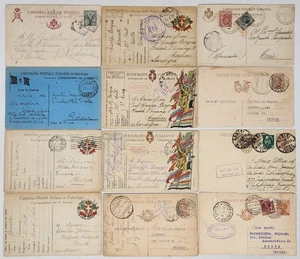 REGNO D'ITALIA LOTTO DI 93 CARTOLINE POSTALI USATE OTTIMA OCCASIONE PER STUDIO - Imagen 1 de 8