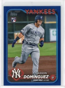 2024 Topps Update Jasson Domínguez Royal Blue #US175 New York Yankees - Picture 1 of 2