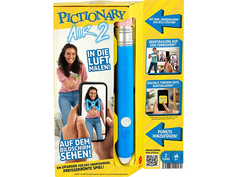 MATTEL GAMES Pictionary Air 2.0 Brettspiel Neuware - Bild 1 von 1