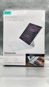 ESR Magnetic Keyboard Case For iPad Pro 12.9 Air 13 (2024) White - Picture 1 of 11