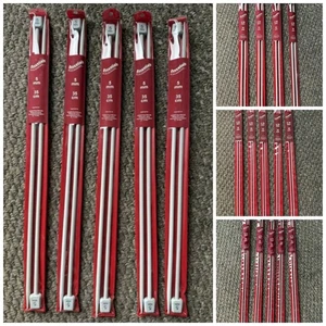 Whitecroft Essentials Aluminium Stricknadeln Nadeln Paar - 35 cm Länge - Bild 1 von 5