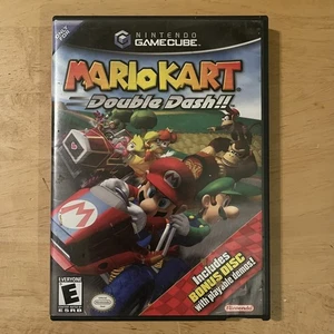 Mario Kart Double Dash mit Bonus Disc Nintendo GameCube 2003 seltene Variante - Bild 1 von 3