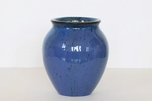Vintage FULPER Art Pottery Vase Blue Glaze 5 1/2" - Picture 1 of 7