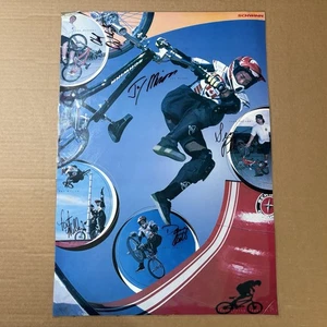 BMX Jay Miron Schwinn Poster Autographed Dave Osato Sean Peters Chad Deroot Pat - Picture 1 of 13