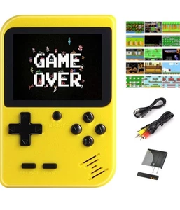 Mini Retro Handheld Game Console w/ 400 Games | 2.8” Color Screen | Rechargeable - Foto 1 di 8