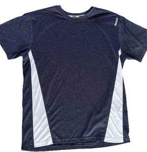 EUC Reebok Sportshirt Herren Large dunkelgrau leicht Fitnessstudio Training - Bild 1 von 7