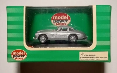Model Power Minis #19190 1955 Mercedes-Benz 300SL Gullwing Coupe Metallic Silver - Image 1 of 4
