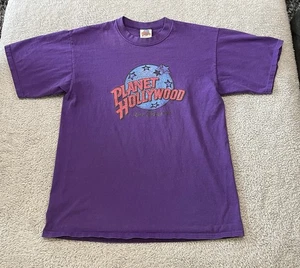 Vintage Planet Hollywood Walt Disney World T-Shirt Size Large Made In The USA - Picture 1 of 6