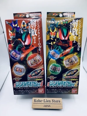 Juego de cápsulas Bandai Kamen Rider Zeztz DX Legend Rider 01 y 02 NUEVO Foto 1 de 4