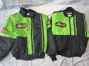 VINTAGE TEAM ARCTIC CAT SNOWMOBILE RACE JACKET COAT Mens LARGE ZIP OUT LINER USA - Picture 1 of 23