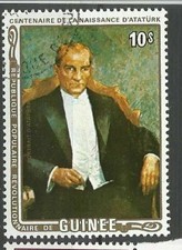 Guinea Mustafa Kemal Atatürk Old Stamps Briefmarken Sellos