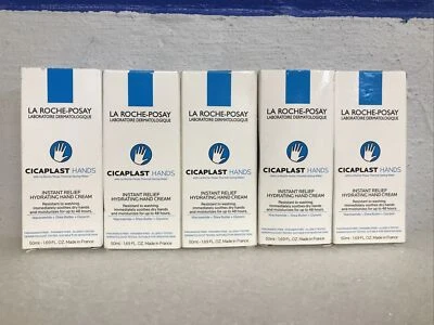 La Roche Posay Cicaplast Hands Instant Relief Cream 50ml / 1.69oz Lot Of 5 New - Image 1 of 4
