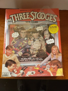 The Three Stooges VCR Game Pressman VCR Gallery of Games ~ Larry, Curly, Moe NEW