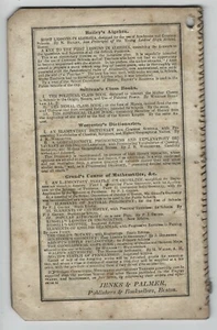 Antik 1840 BAUERNALMANACK - Robert B. Thomas Boston Mass Jenks & Palmer - Bild 1 von 2