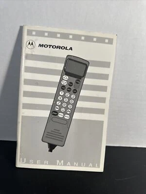 Manual y guía de programación de teléfono móvil Motorola 1994 vintage/Bell Atlantic Foto 1 de 3