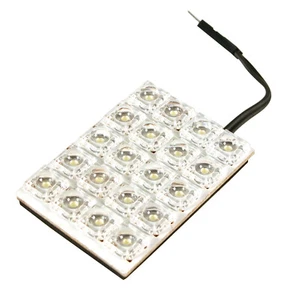12V Hyper-Led - Pannello 20 Led - 35x50 mm - 1 pz  - D/Blister - Blu - Foto 1 di 3