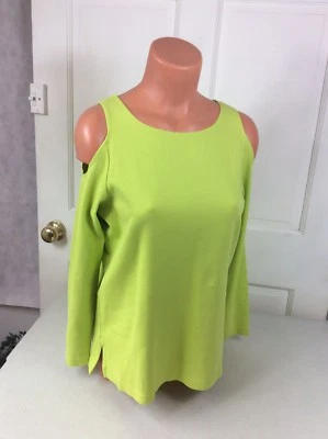 Top de hombro frío Joan Vass para mujer 2 Foto 1 de 4