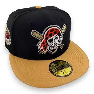 Cappello New Era Pittsburgh Pirates Three Rivers Stadium Cromato Oro/Rosso 59FIFTY - Foto 1 di 7