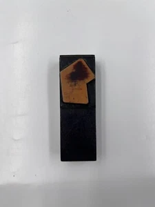 Original LETTERPRESS Printers Block Hebrew Letter "י" Metal On Wood, Big Size - Picture 1 of 4