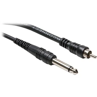 Hosa - CPR-105 - 1/4" Phone Male to RCA Male Audio Interconnect Cable - 5 ft. - Image 1 of 3
