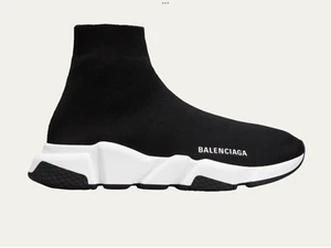 BALENCIAGA Speed 2.0 Knit Sock Trainer Sneakers ,Black U.S siz11 Excellent Cond. - Picture 1 of 7