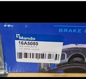 Mando 16A5080 New Oe Front Driver Side Brake Caliper,09-2014 Genesis Ref#19-6142 - Picture 1 of 1