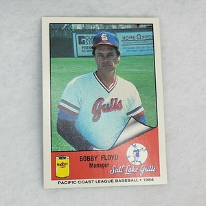 1984 Cramer Salt Lake City Gulls Minor League #191 Bobby Floyd