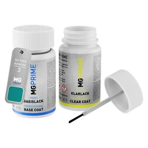 Autolack Lackstift Set für Ford America 3 QKMAXXA Swiss Aqua Basis Klarlack - Bild 1 von 9