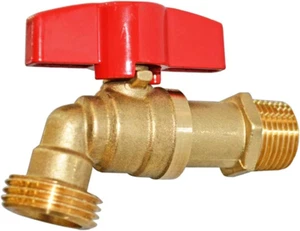 Outdoor Spigot Hose Ball Valve Hose Bibb Garden Hose Connect Bibb Shut off Valve - Picture 1 of 5