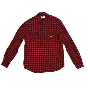 Denim and Supply Ralph Lauren Button Shirt Mens XL Casual Red Black Check EUC - Picture 1 of 12