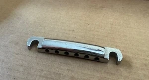 Gibson Vintage 1968 Les Paul Chrome Lightweight Tailpiece SG 1969 1970 1971 1972 - Picture 1 of 5