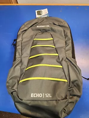Paquete de hidratación Klymit Echo 12L (gris oscuro/verde) Foto 1 de 4