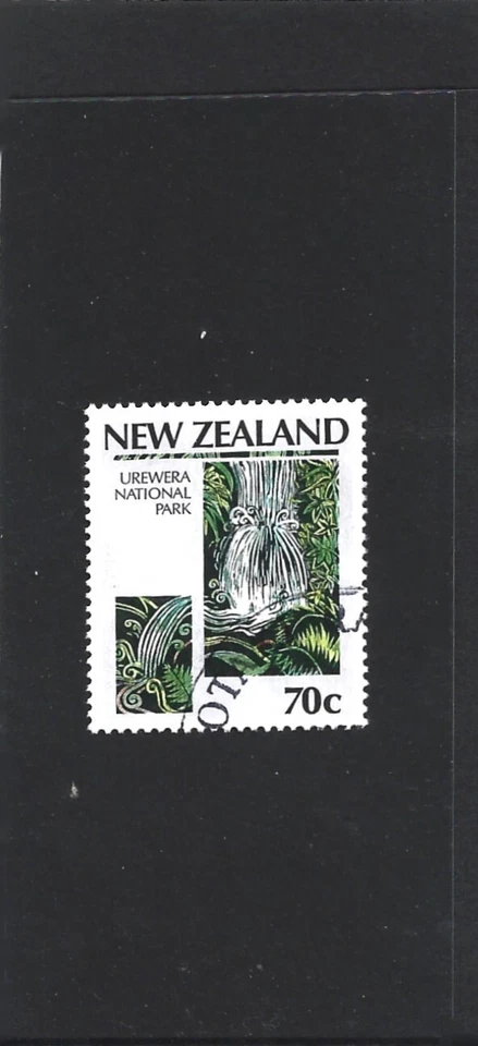 New Zealand 1987 National Parks 70c Urewera Single Very Fine Used - Image 1 of 1