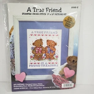 Joan Elliott Counted Cross Stitch Kit A True Friend 2338 S Design Works NIB - Picture 1 of 5