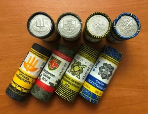 UKRAINE - Set of 10 HRYVEN 2024 "Armed Forces" in complete ROLL, UNC - Picture 1 of 2