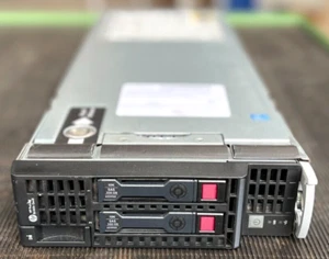 HP ProLiant BL460c Gen8 Blade Server 1xXeon E5 2609 2.4GHz NoRam 2xSAS HDD P220i - Picture 1 of 3