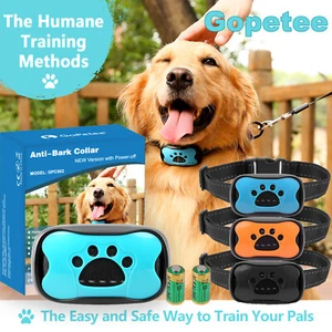 Antibell Hundehalsband Erziehungshalsband Für Hunde Haustier Wasserdicht 3 in 1 - Bild 1 von 12