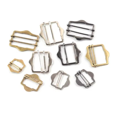 Metal Sliding Bar Adjuster Buckles Webbing Slide Buckle 19mm 25mm 30mm 35mm 40mm - Image 1 of 4