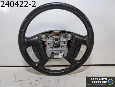 Volante Saturn Outlook 2008 fabricante de equipos originales 3,6 L cuero negro 25875342 Foto 1 de 4