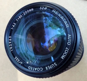 Obiettivo Rexatar Auto Zoom Super Coated f-80-200mm attacco Pentax KA - Foto 1 di 3