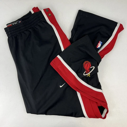 Vintage Nike NBA Miami Heat Team Warm-Up Pants Breakaway Men’s Size 2XL Read Cover
