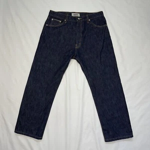 Naked & Famous Classic Kimono Print Selvedge Japanese Denim Jeans Indigo 32x26.5 - Picture 1 of 20