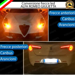 CONVERSIONE FRECCE LED ANTERIORI + POSTERIORI ALFA ROMEO GIULIETTA CANBUS 3.0 - Foto 1 di 5